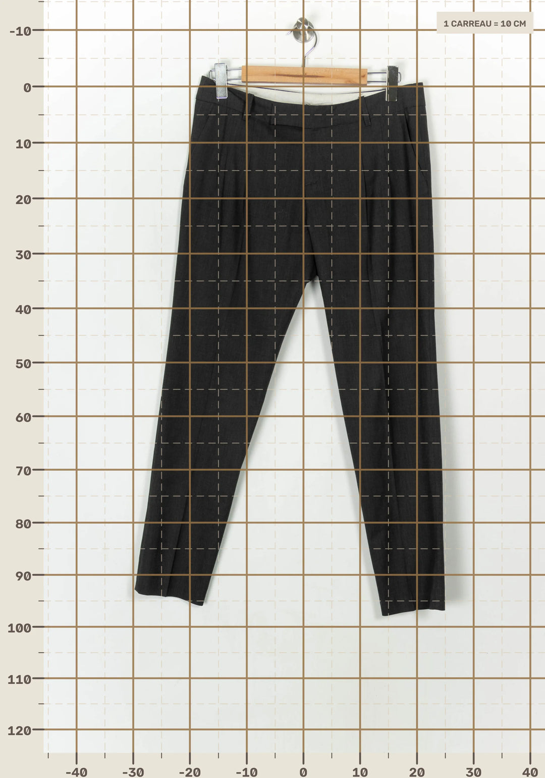 Pantalon Gris - Taille M/38 de la marque Maje | PARAD122583 - Vendu par Paradigme - Image 4