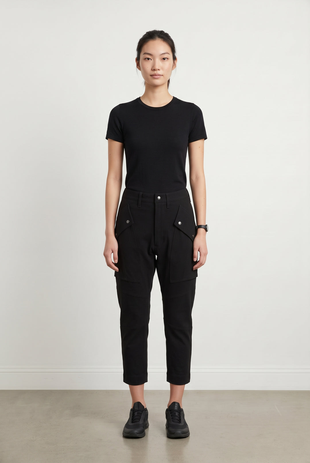 Pantalon Cargo Noir - Taille M/38 de la marque The Kooples | PARAD122584 - Vendu par Paradigme - Image 1