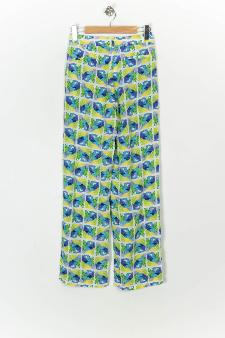 Pantalon Bleu et Jaune - Taille M/38 de la marque Soi Paris | PARAD122592 - Vendu par Paradigme - Image 5