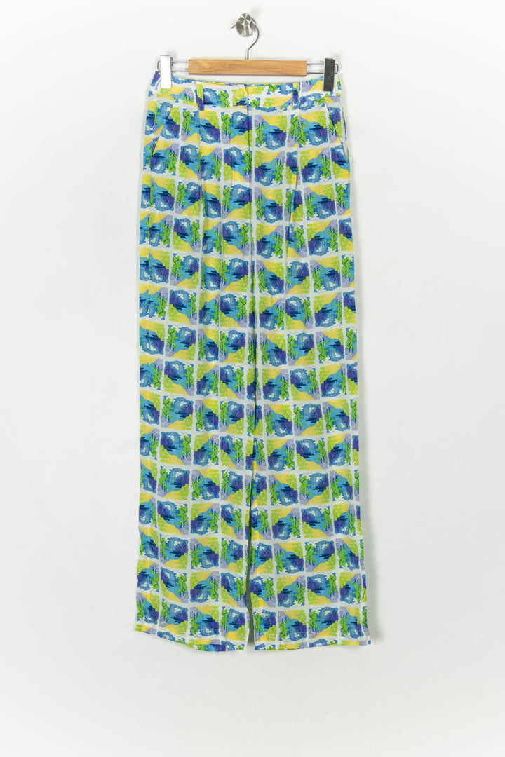 Pantalon Bleu et Jaune - Taille M/38 de la marque Soi Paris | PARAD122592 - Vendu par Paradigme - Image 2