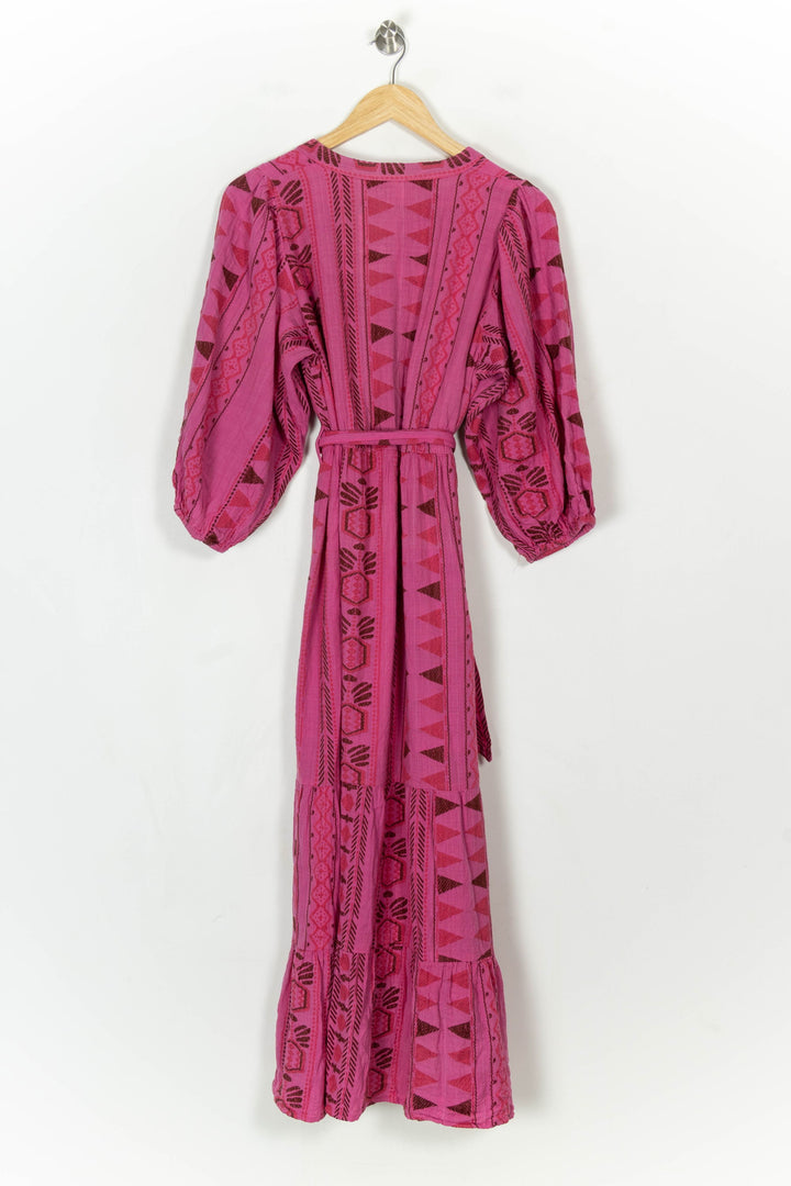 Robe Longue Rose - Taille L/40 de la marque Garance Paris | PARAD122595 - Vendu par Paradigme - Image 5