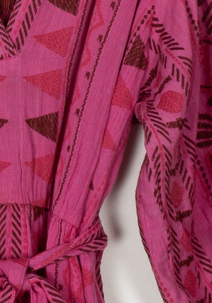 Robe Longue Rose - Taille L/40 de la marque Garance Paris | PARAD122595 - Vendu par Paradigme - Image 3
