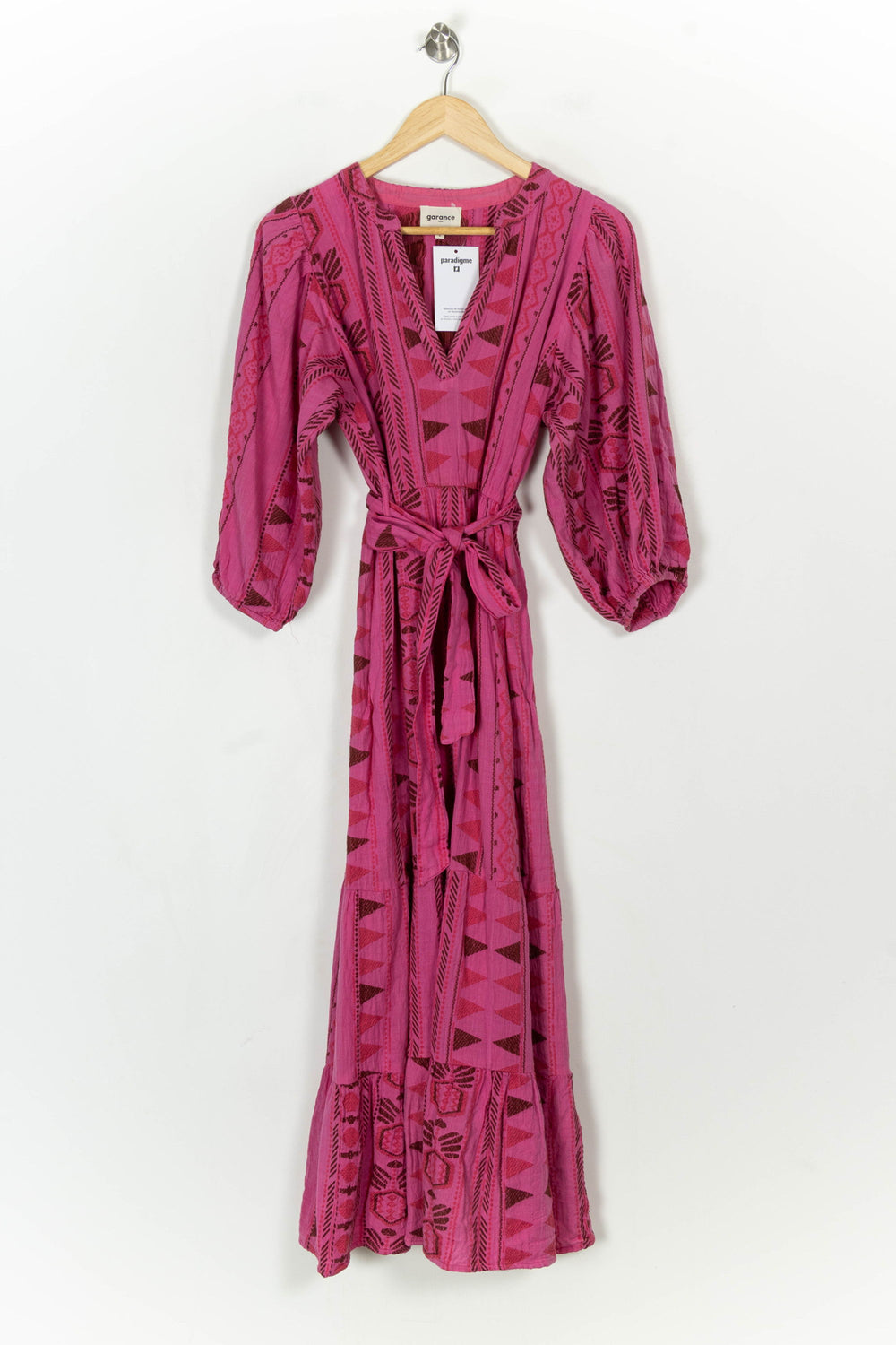 Robe Longue Rose - Taille L/40 de la marque Garance Paris | PARAD122595 - Vendu par Paradigme - Image 2
