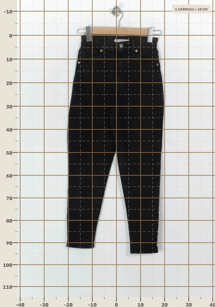 Jean Slim Noir - Taille XS/34 de la marque Levi&