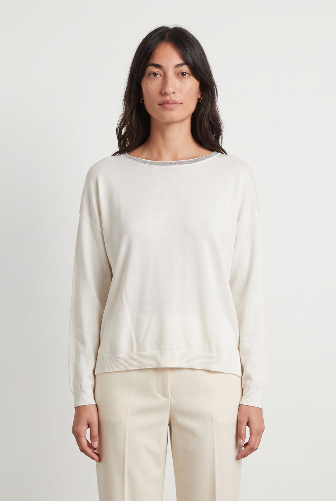 Pull Beige - Taille M/38 de la marque IKKS | PARAD122598 - Vendu par Paradigme - Image 1