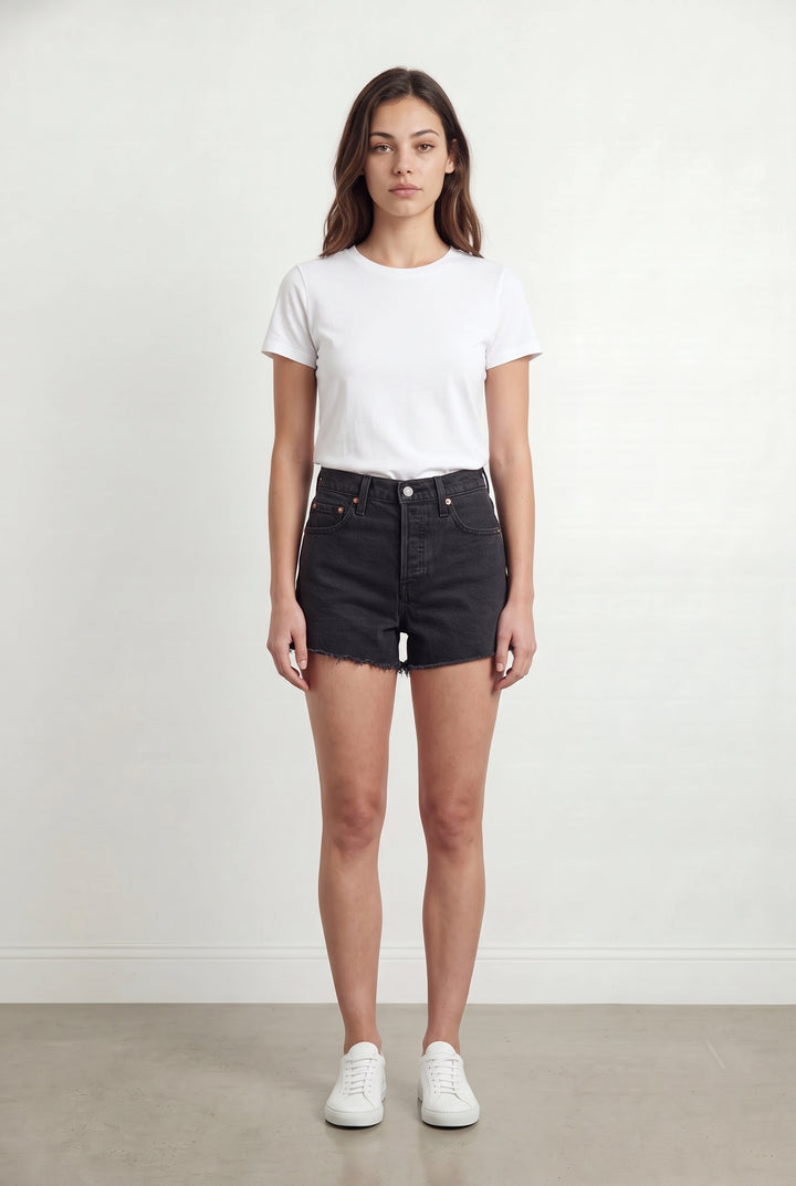 Short en Jean Noir - Taille XS/34 de la marque Levi&