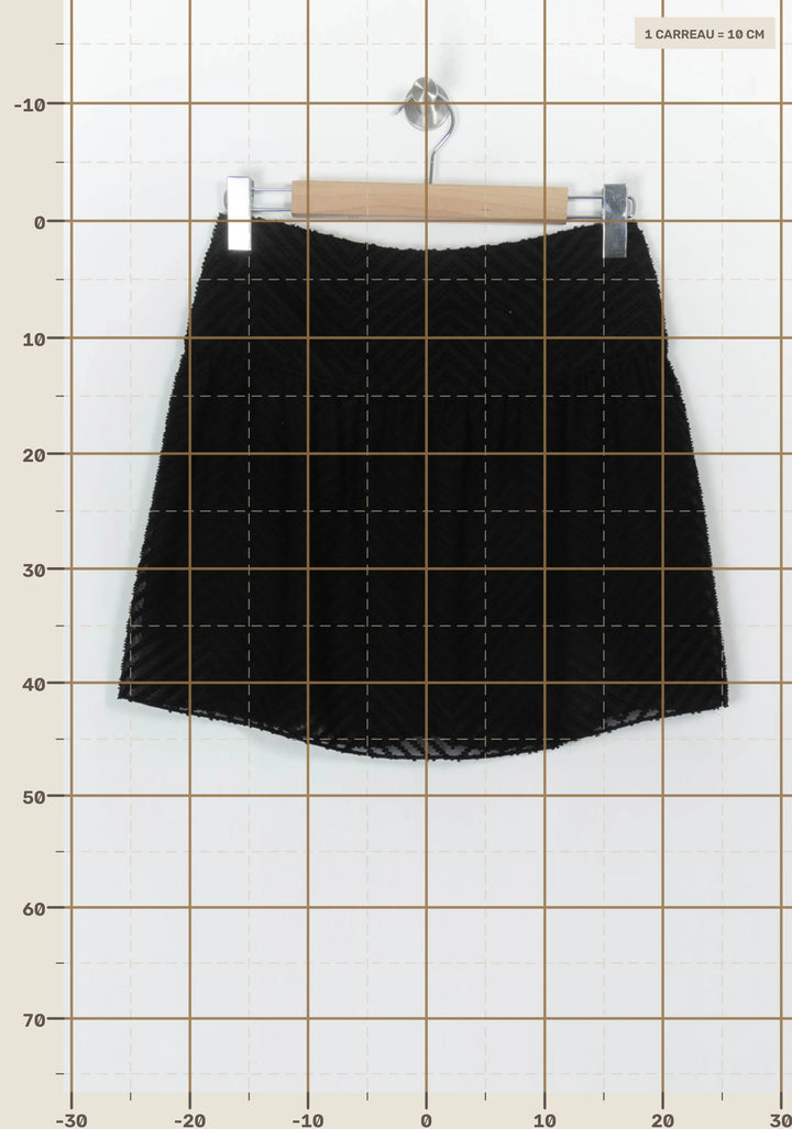 Jupe Courte Noire - Taille M/38 de la marque Suncoo | PARAD122602 - Vendu par Paradigme - Image 4