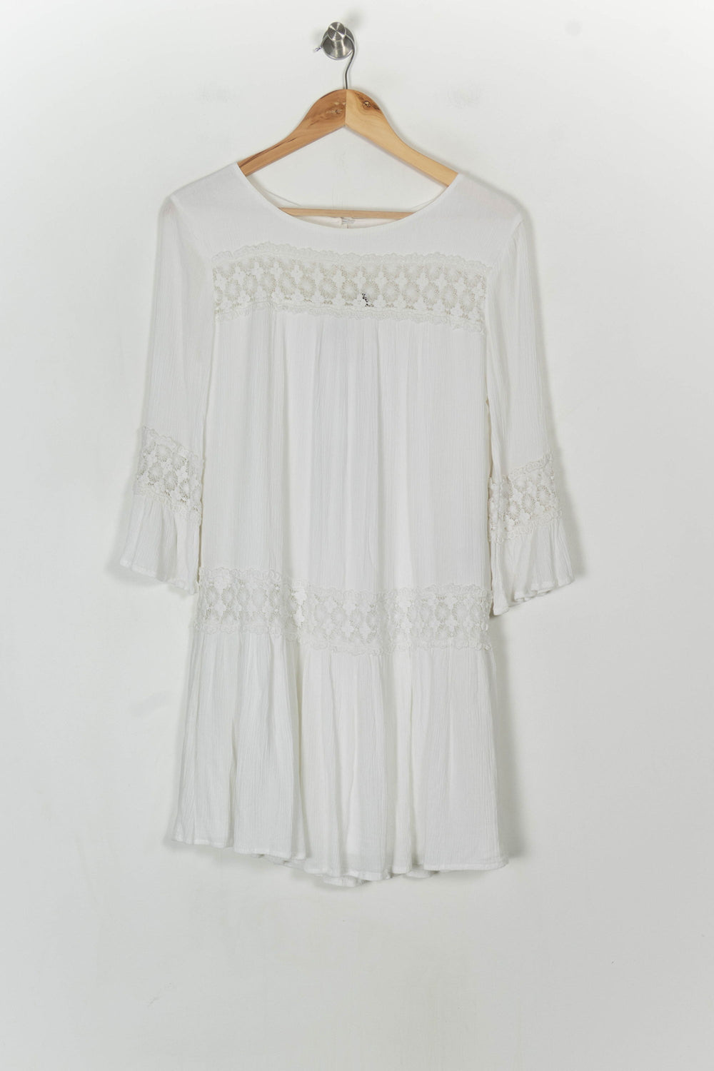 Robe Bohème Blanche - Taille S/36 de la marque IKKS | PARAD122603 - Vendu par Paradigme - Image 2