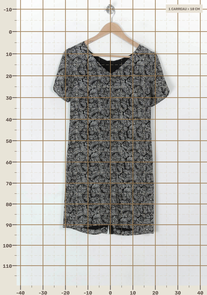Combishort Noir et Blanc - Taille S/36 de la marque IKKS | PARAD122610 - Vendu par Paradigme - Image 4