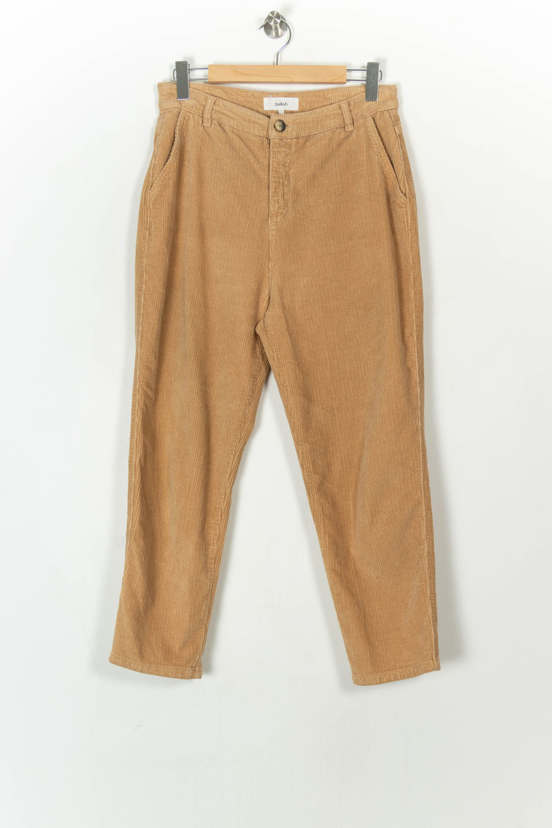 Pantalon Côtelé Beige - Taille L/40 de la marque ba&amp;sh | PARAD122611 - Vendu par Paradigme - Image 2