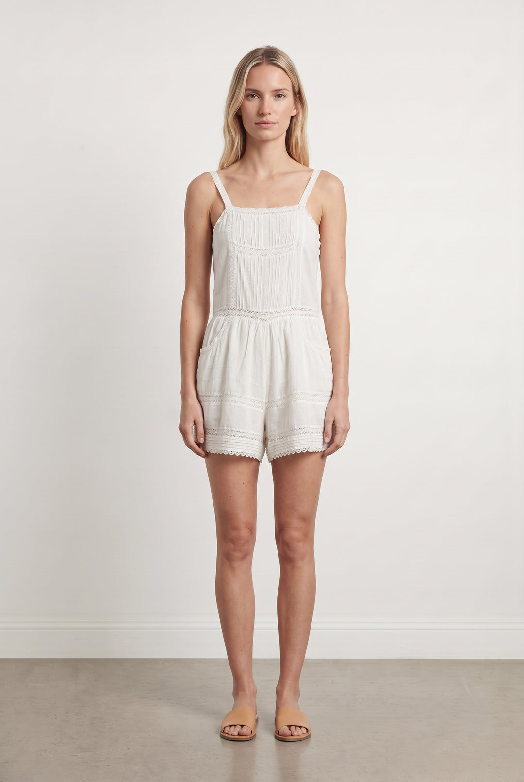 Combishort Blanc - Taille M/38 de la marque Maje | PARAD122612 - Vendu par Paradigme - Image 1