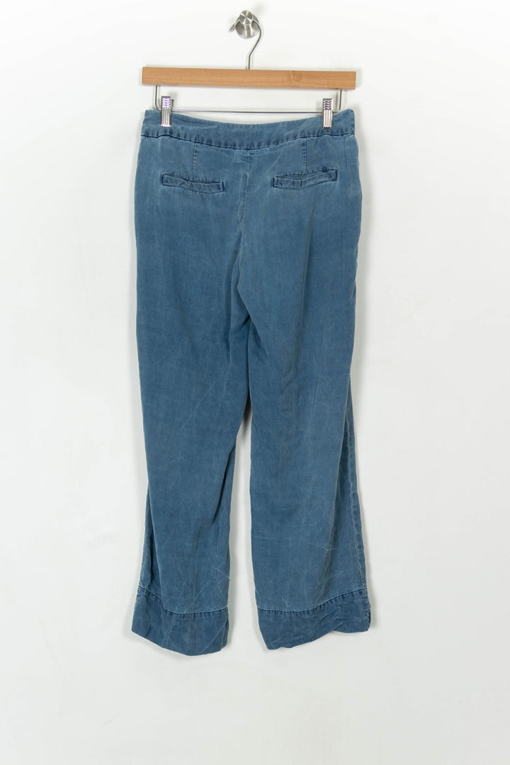 Pantalon Large Bleu - Taille S/36 de la marque Claudie Pierlot | PARAD122618 - Vendu par Paradigme - Image 5
