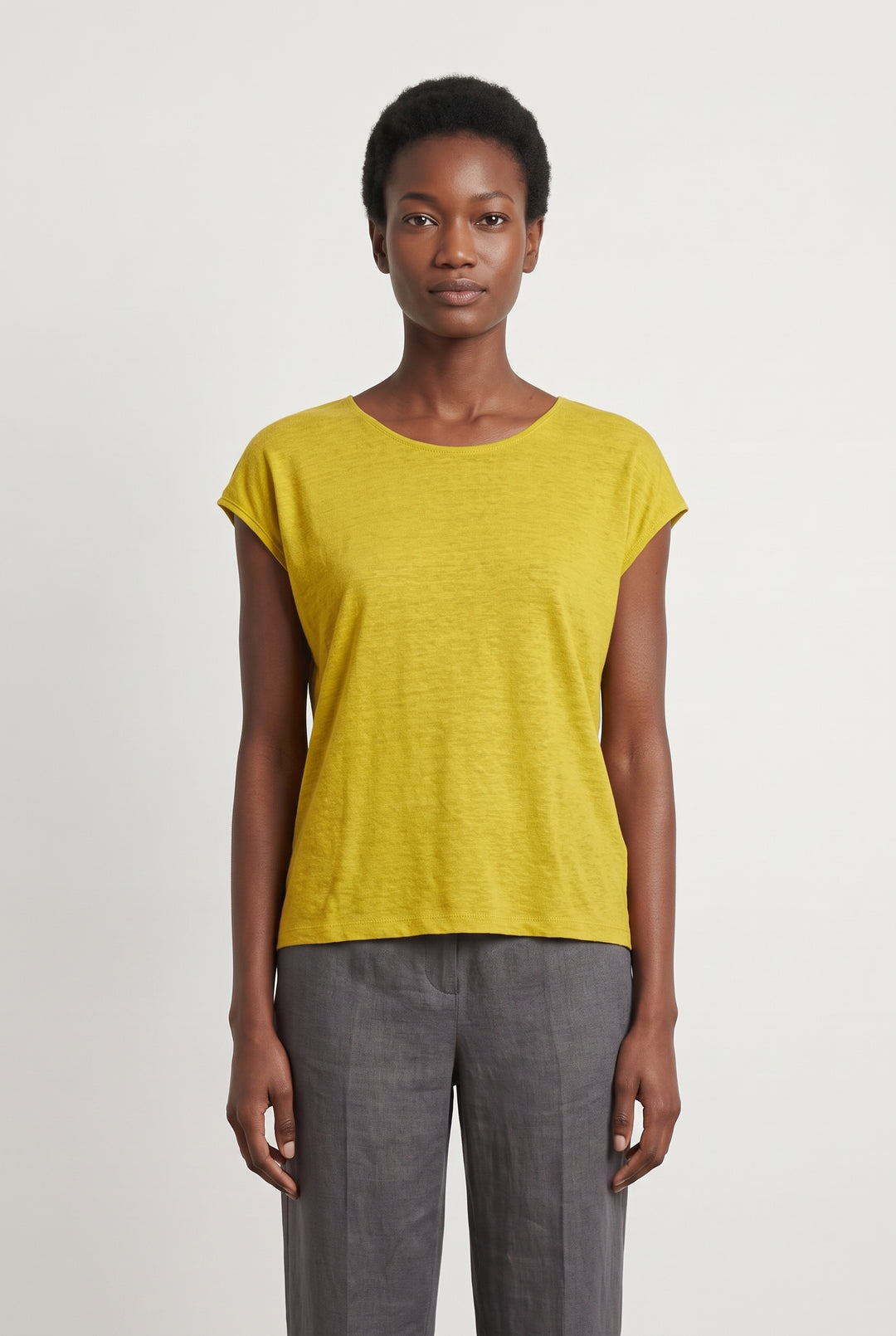 Tee-shirt Jaune - Taille S/36 de la marque La Fée Maraboutée | PARAD122620 - Vendu par Paradigme - Image 1