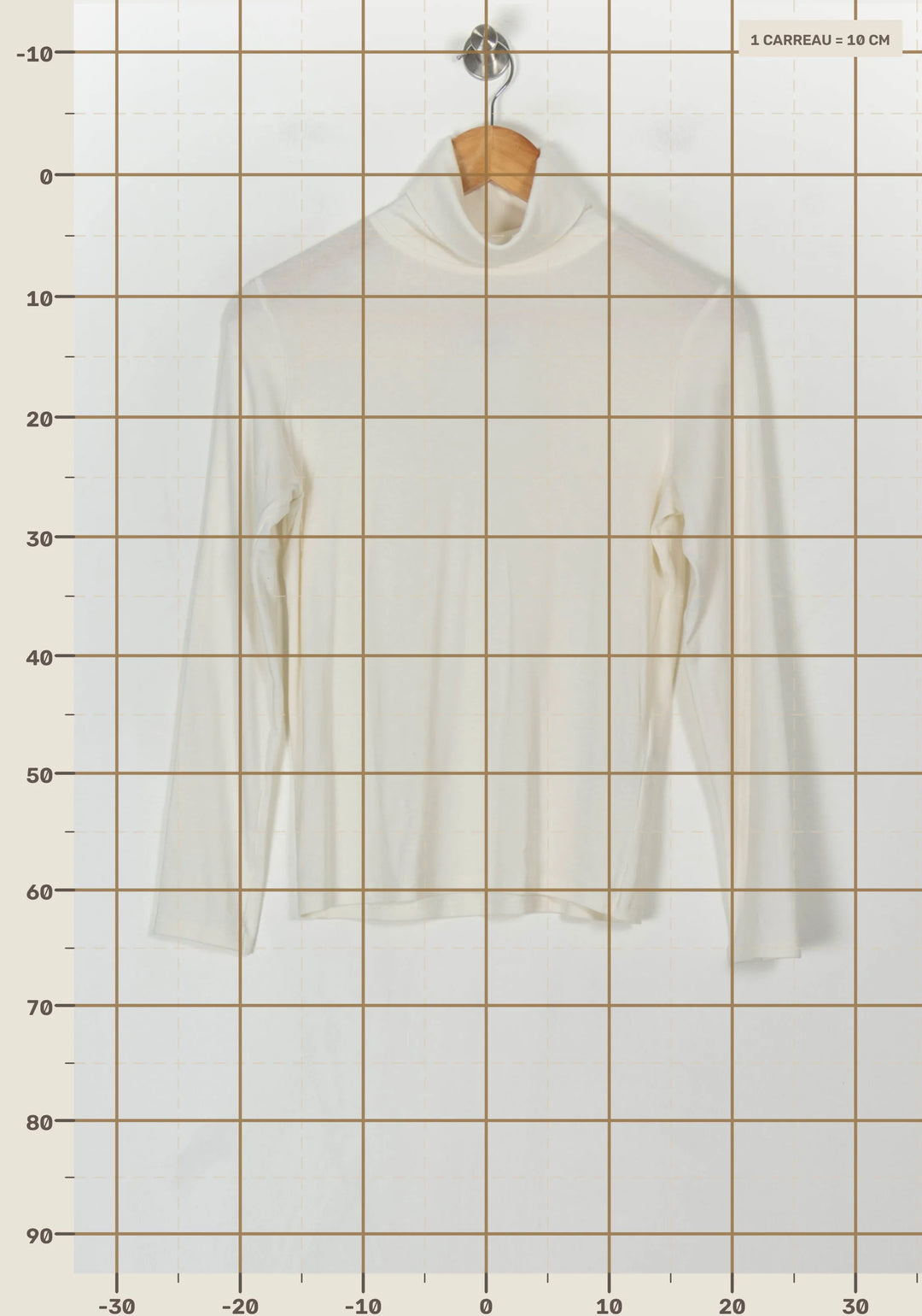 Sous-pull Beige - Taille S/36 de la marque Maison 123 | PARAD122622 - Vendu par Paradigme - Image 4