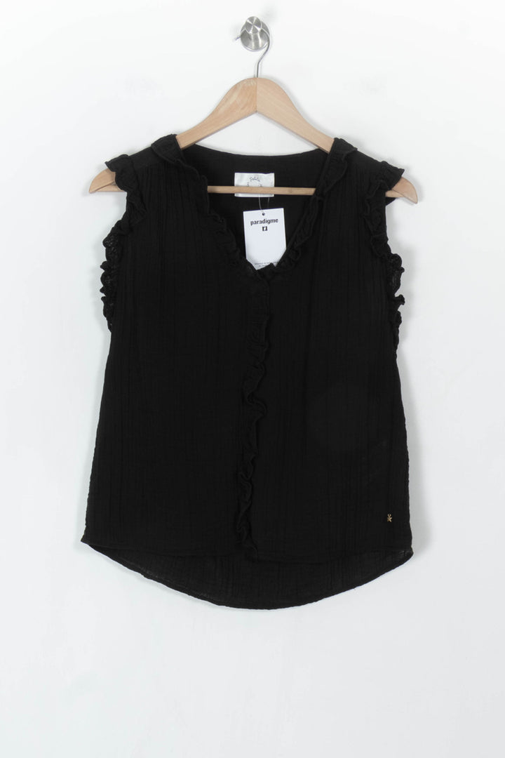 Blouse Noire - Taille XS/34 de la marque Des petits hauts | PARAD122623 - Vendu par Paradigme - Image 2