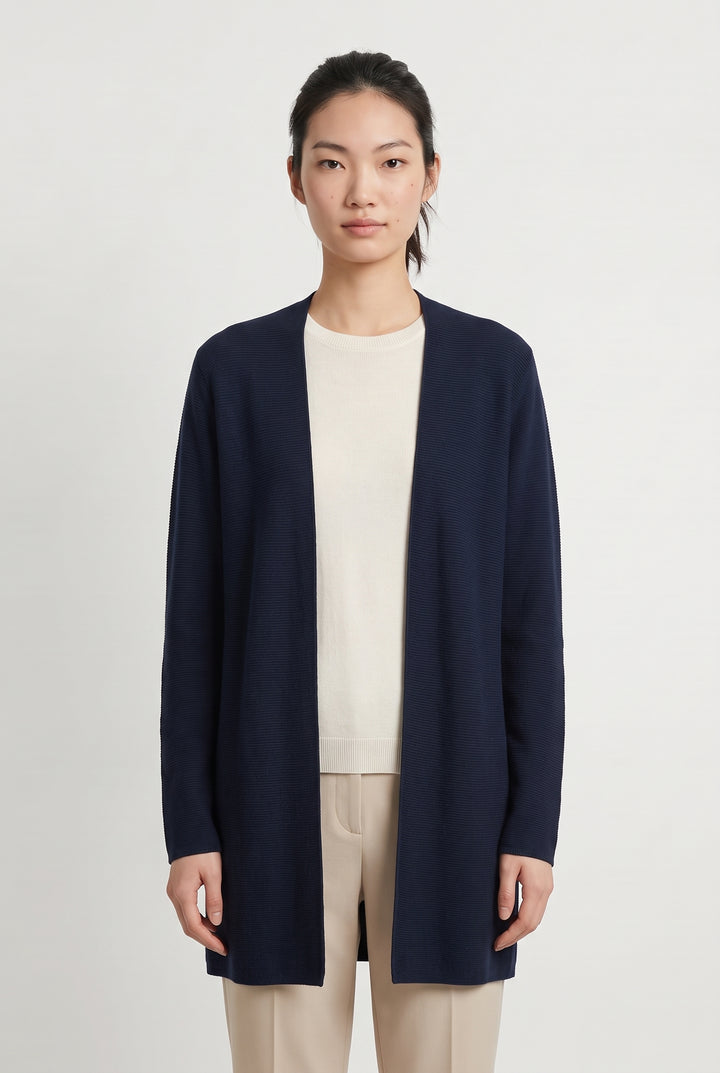 Cardigan Bleu - Taille M/38 de la marque La Fée Maraboutée | PARAD122624 - Vendu par Paradigme - Image 1