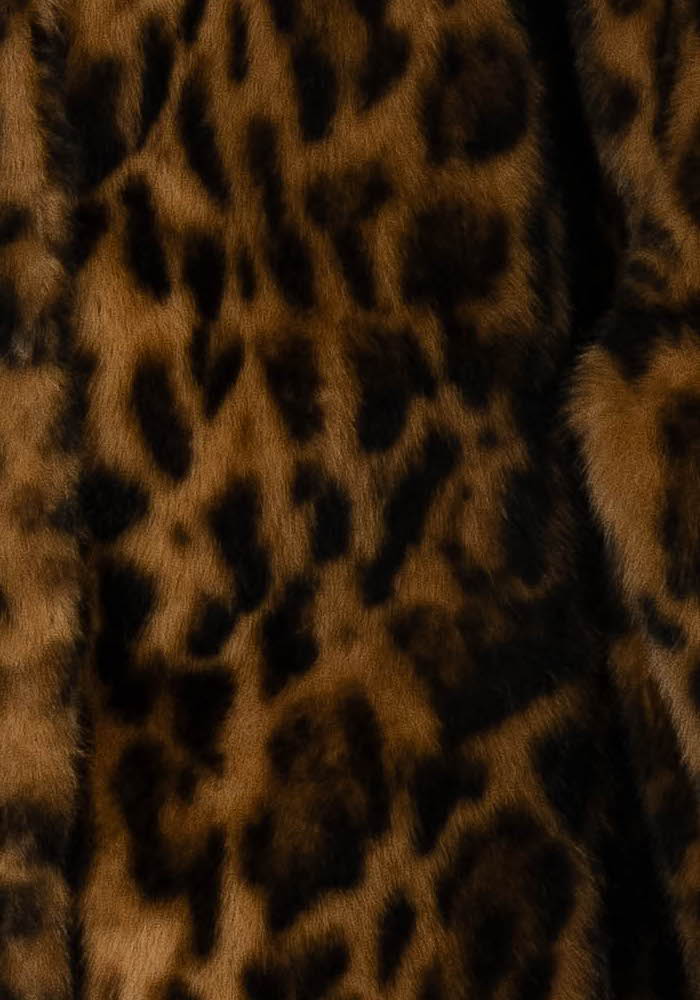 Manteau Léopard Marron et Noir - Taille L/40 de la marque Rosaé Paris | PARAD122626 - Vendu par Paradigme - Image 3
