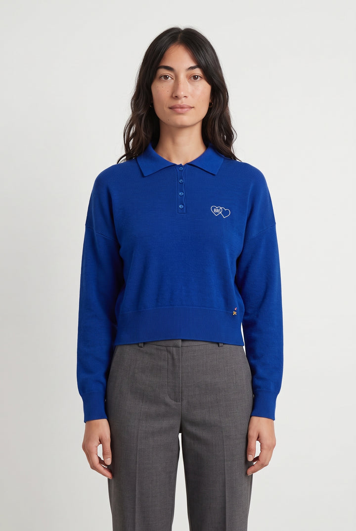 Polo Bleu - Taille XS/34 de la marque Des petits hauts | PARAD122629 - Vendu par Paradigme - Image 1
