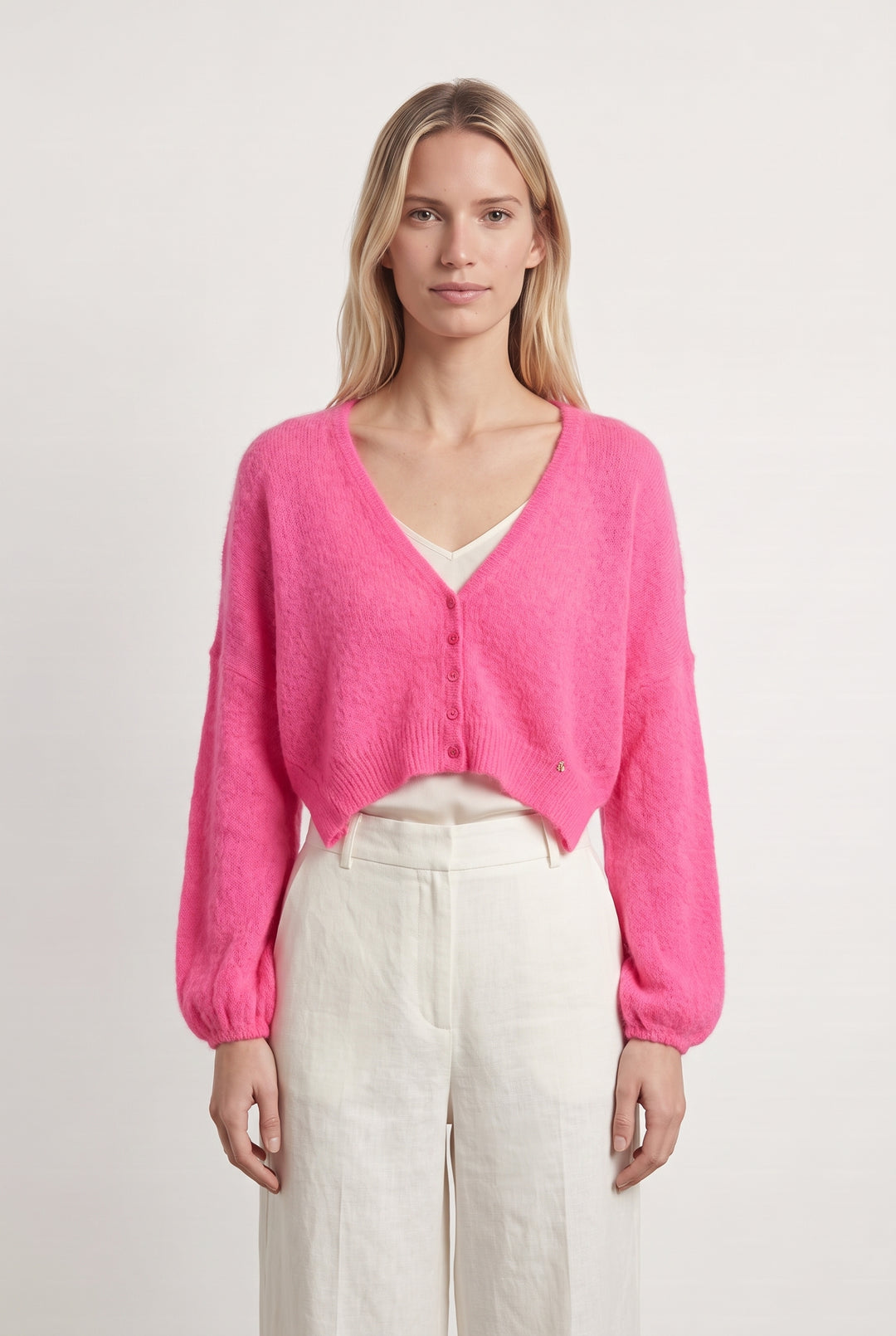 Cardigan Rose - Taille XS/34 de la marque Des petits hauts | PARAD122630 - Vendu par Paradigme - Image 1