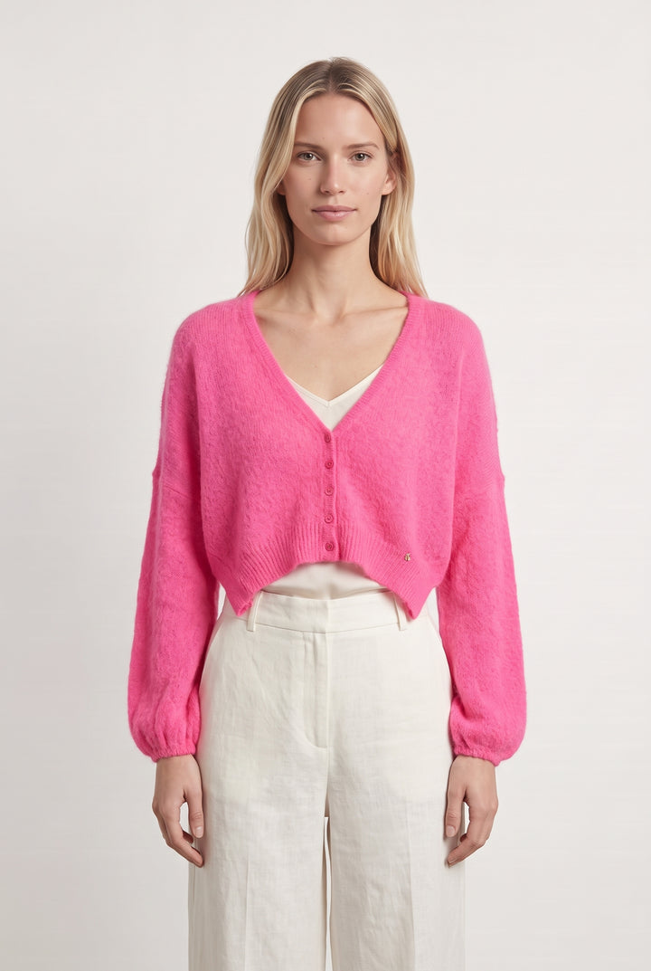 Cardigan Rose - Taille XS/34 de la marque Des petits hauts | PARAD122630 - Vendu par Paradigme - Image 1