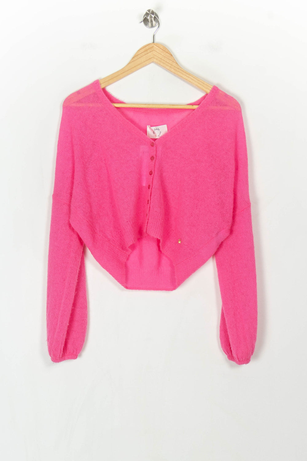 Cardigan Rose - Taille XS/34 de la marque Des petits hauts | PARAD122630 - Vendu par Paradigme - Image 2