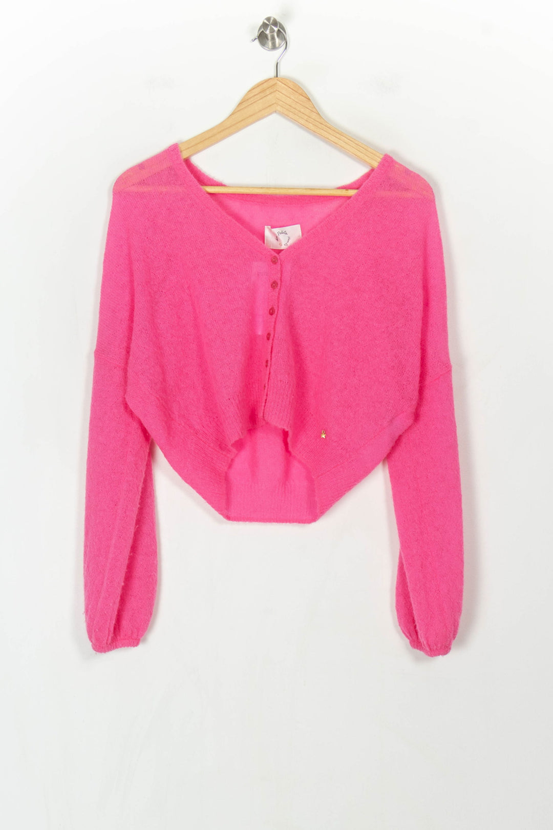 Cardigan Rose - Taille XS/34 de la marque Des petits hauts | PARAD122630 - Vendu par Paradigme - Image 2