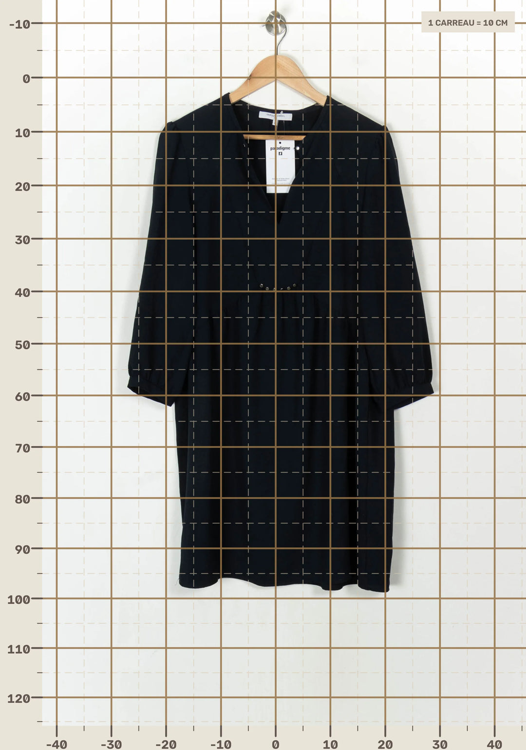 Robe Courte Bleue - Taille L/40 de la marque Gerard Darel | PARAD122633 - Vendu par Paradigme - Image 4