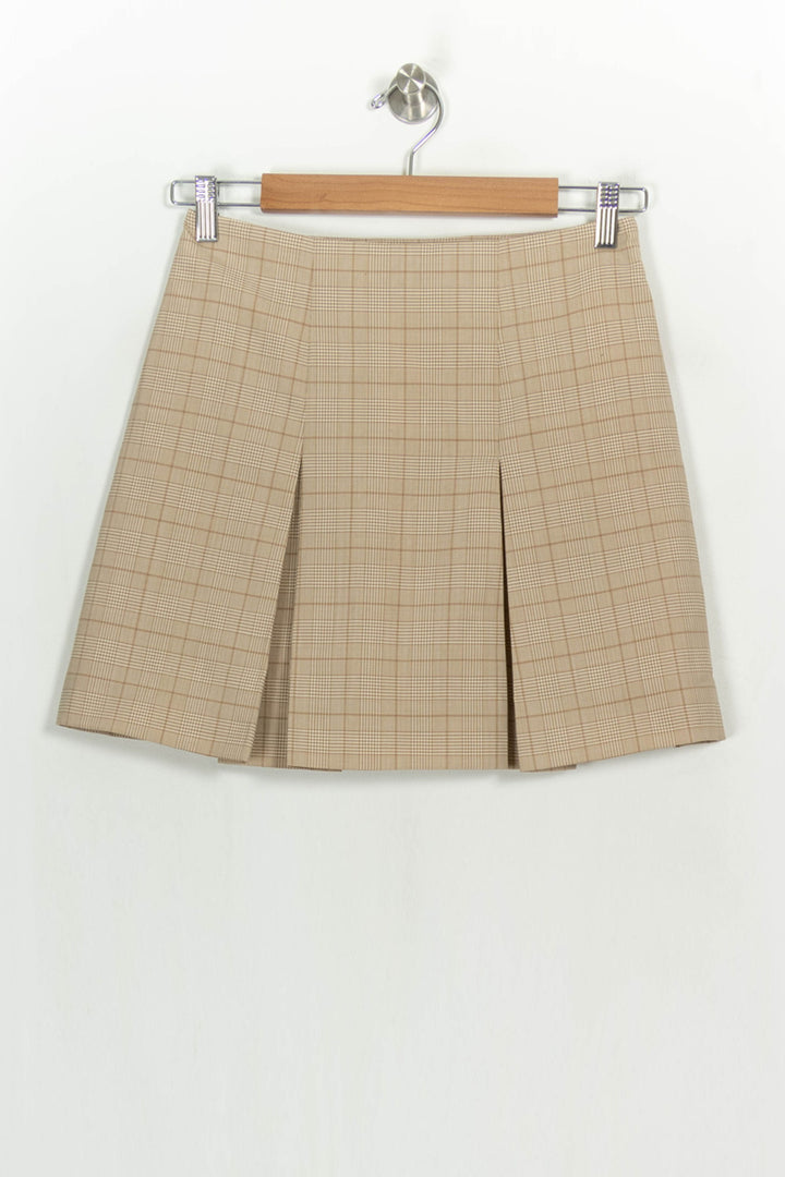 Jupe Plissée Beige - Taille S/36 de la marque Claudie Pierlot | PARAD122636 - Vendu par Paradigme - Image 2