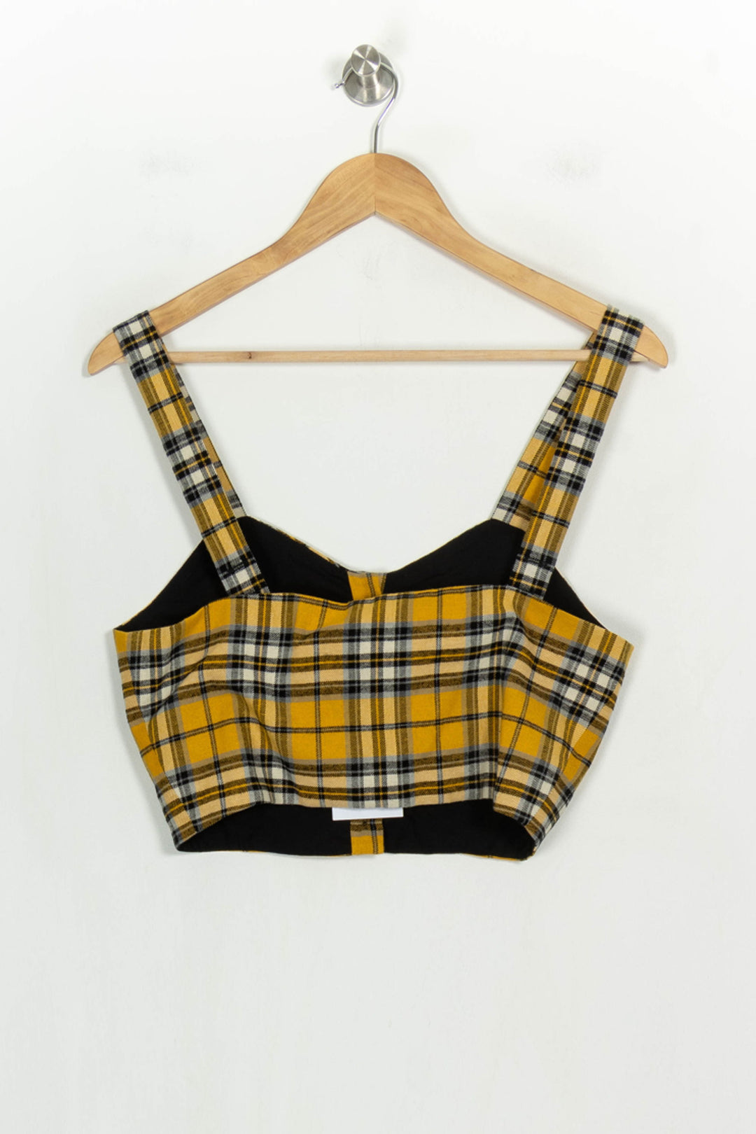 Crop top Jaune et Noir - Taille M/38 de la marque Maje | PARAD122638 - Vendu par Paradigme - Image 5