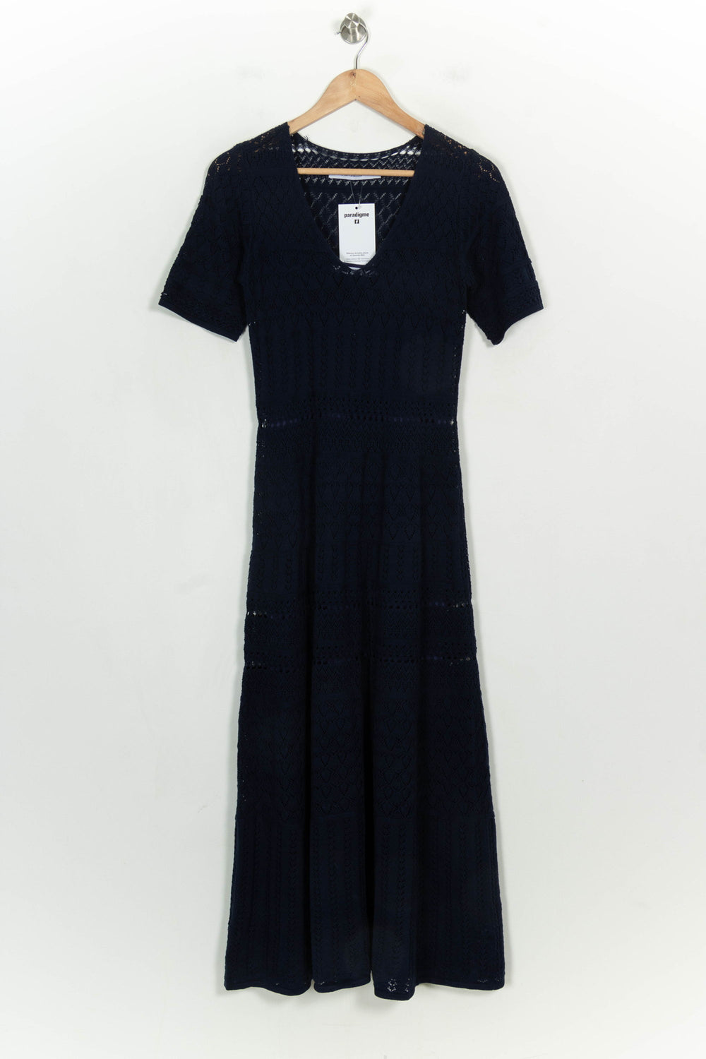 Robe Longue Bleue - Taille S/36 de la marque La Fée Maraboutée | PARAD122639 - Vendu par Paradigme - Image 2