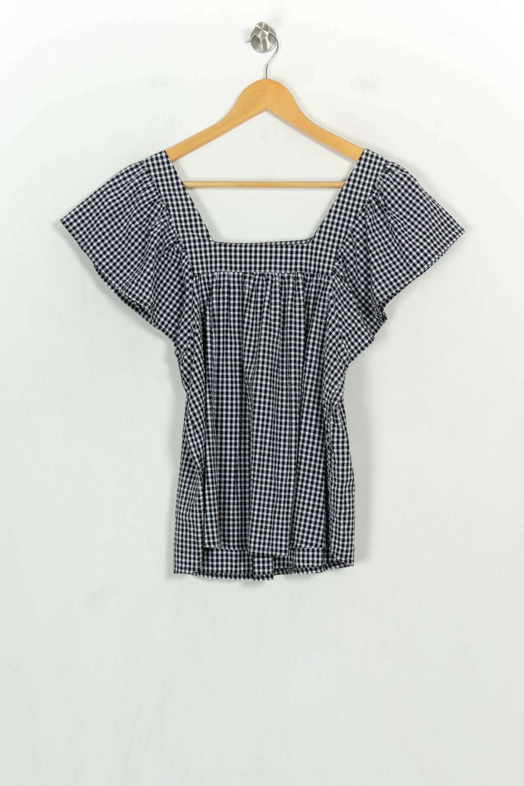Blouse Noire et Blanche - Taille S/36 de la marque La Fée Maraboutée | PARAD122640 - Vendu par Paradigme - Image 2