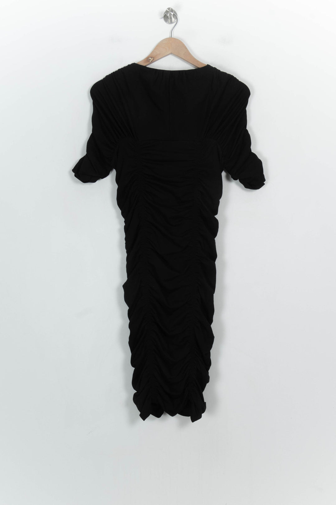 Robe Froncée Noire - Taille M/38 de la marque ZAPA | PARAD122644 - Vendu par Paradigme - Image 5