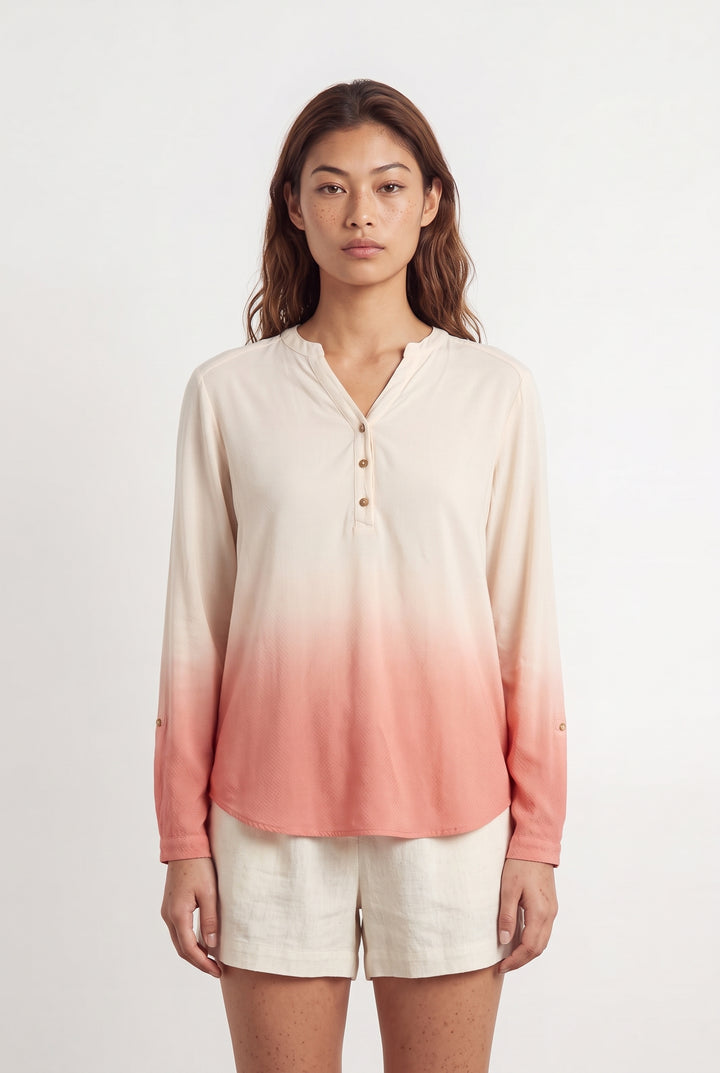 Blouse Écrue et Rose - Taille M/38 de la marque One Step | PARAD122645 - Vendu par Paradigme - Image 1