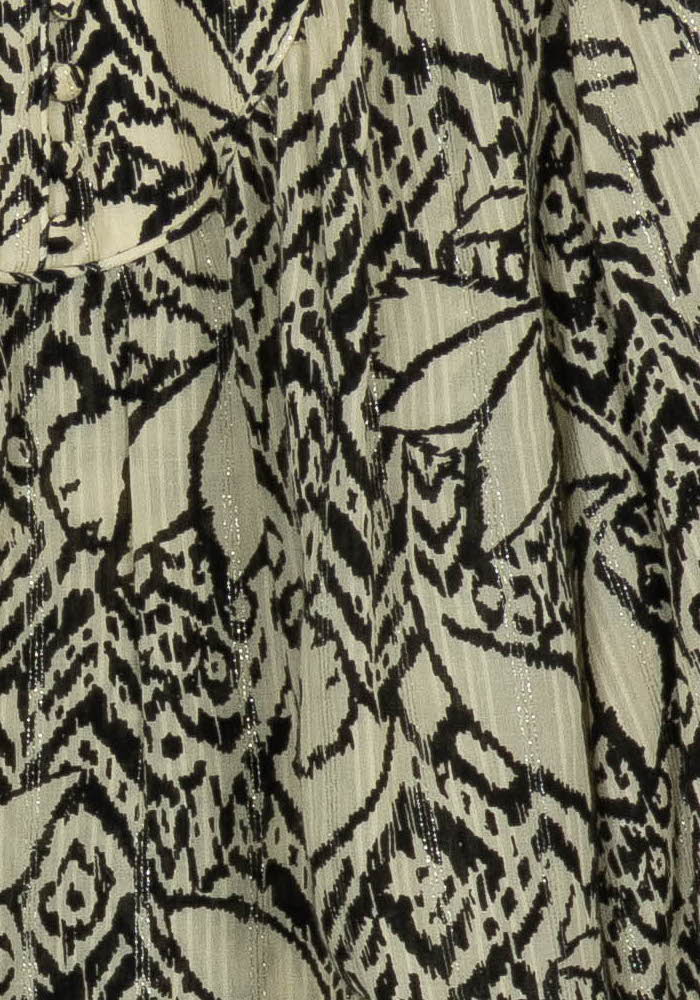 Blouse Noire et Beige - Taille M/38 de la marque Maison 123 | PARAD122646 - Vendu par Paradigme - Image 3
