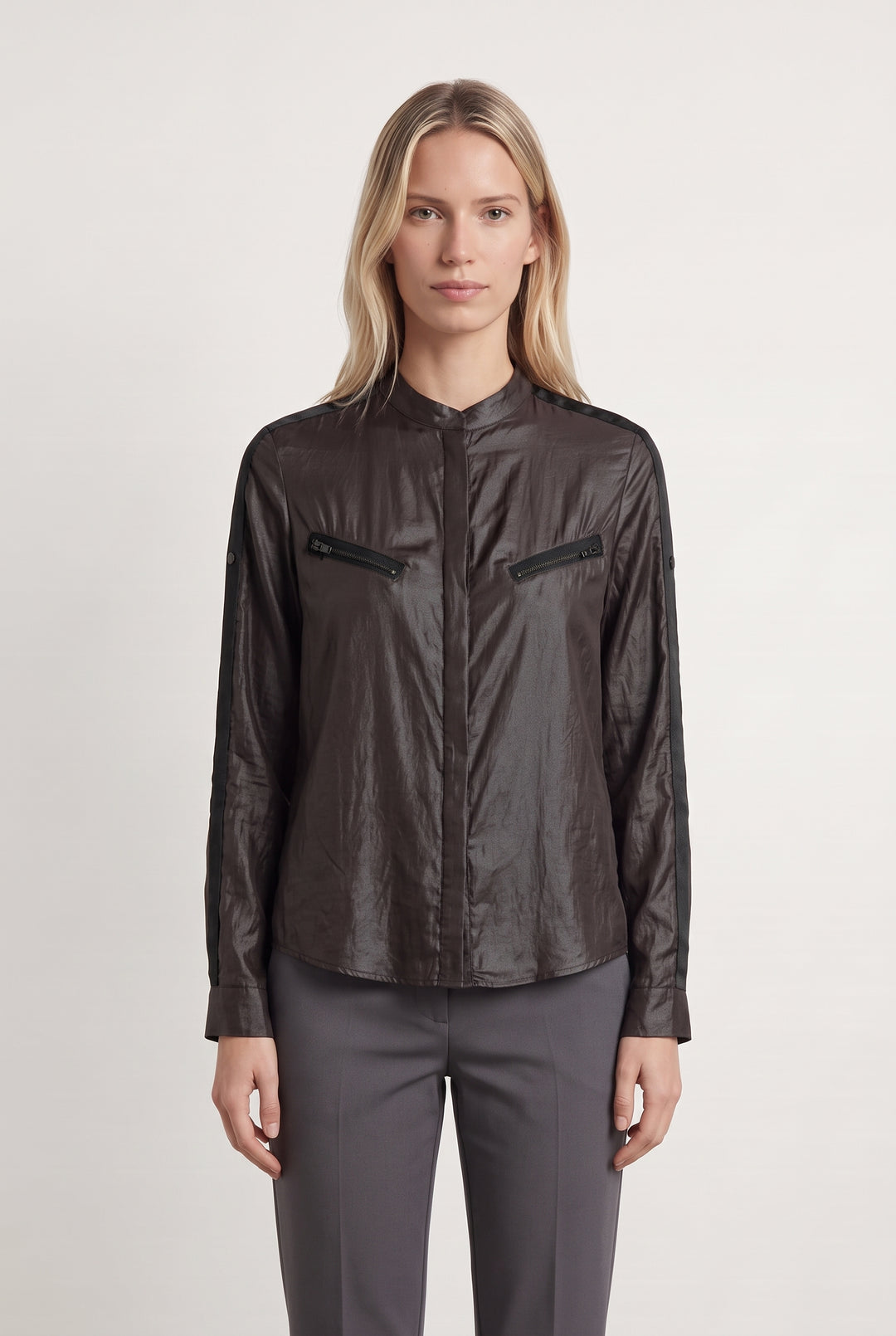 Blouse Noire - Taille M/38 de la marque IKKS | PARAD122648 - Vendu par Paradigme - Image 1