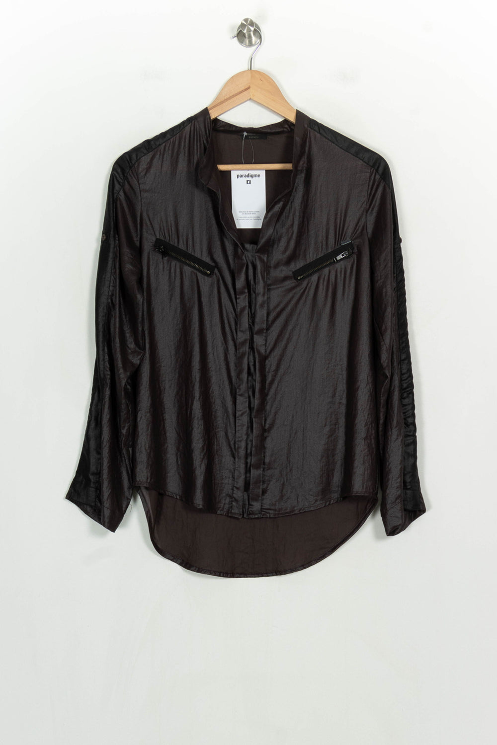 Blouse Noire - Taille M/38 de la marque IKKS | PARAD122648 - Vendu par Paradigme - Image 2