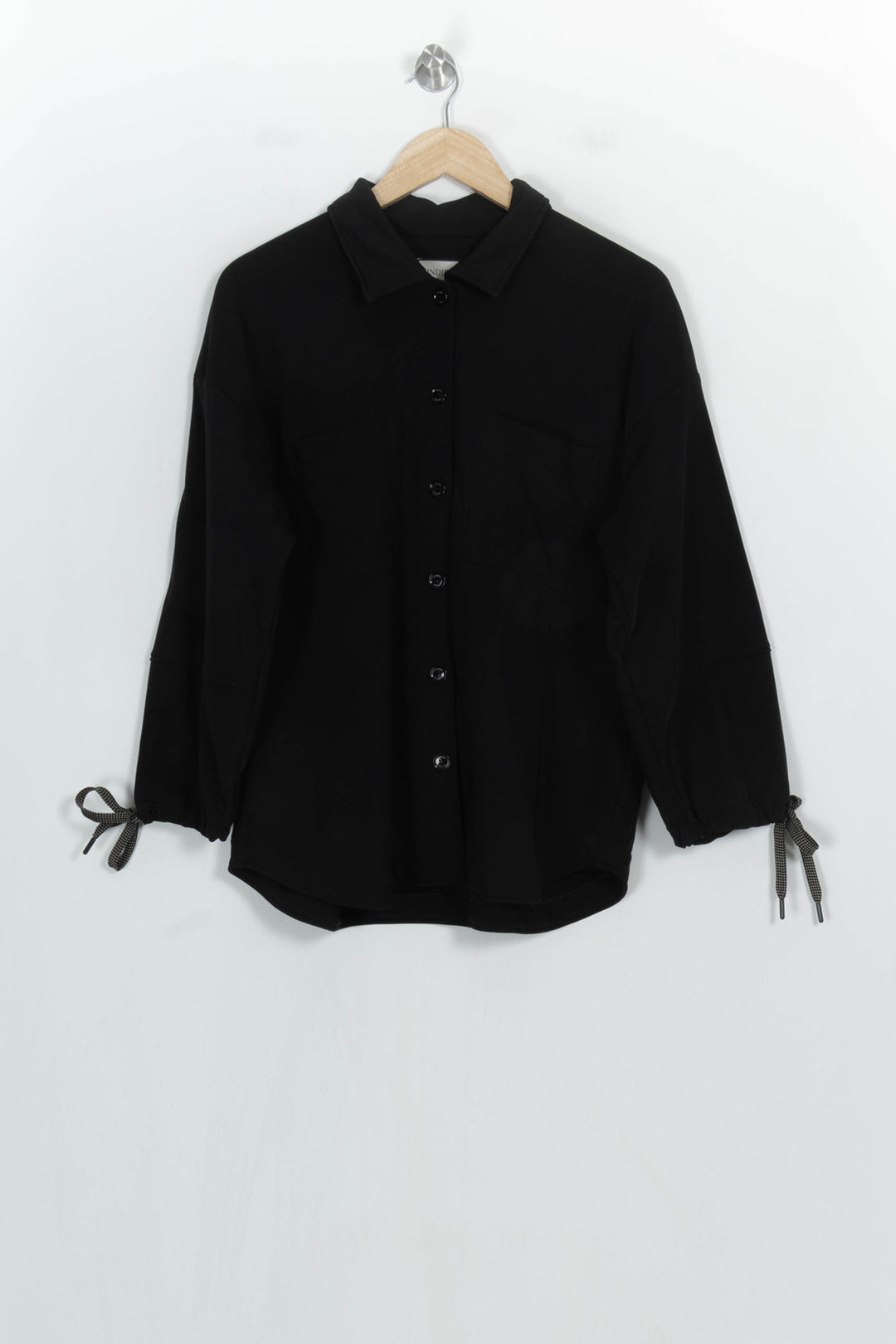 Chemise Noire - Taille L/40 de la marque Indies | PARAD122666 - Vendu par Paradigme - Image 2
