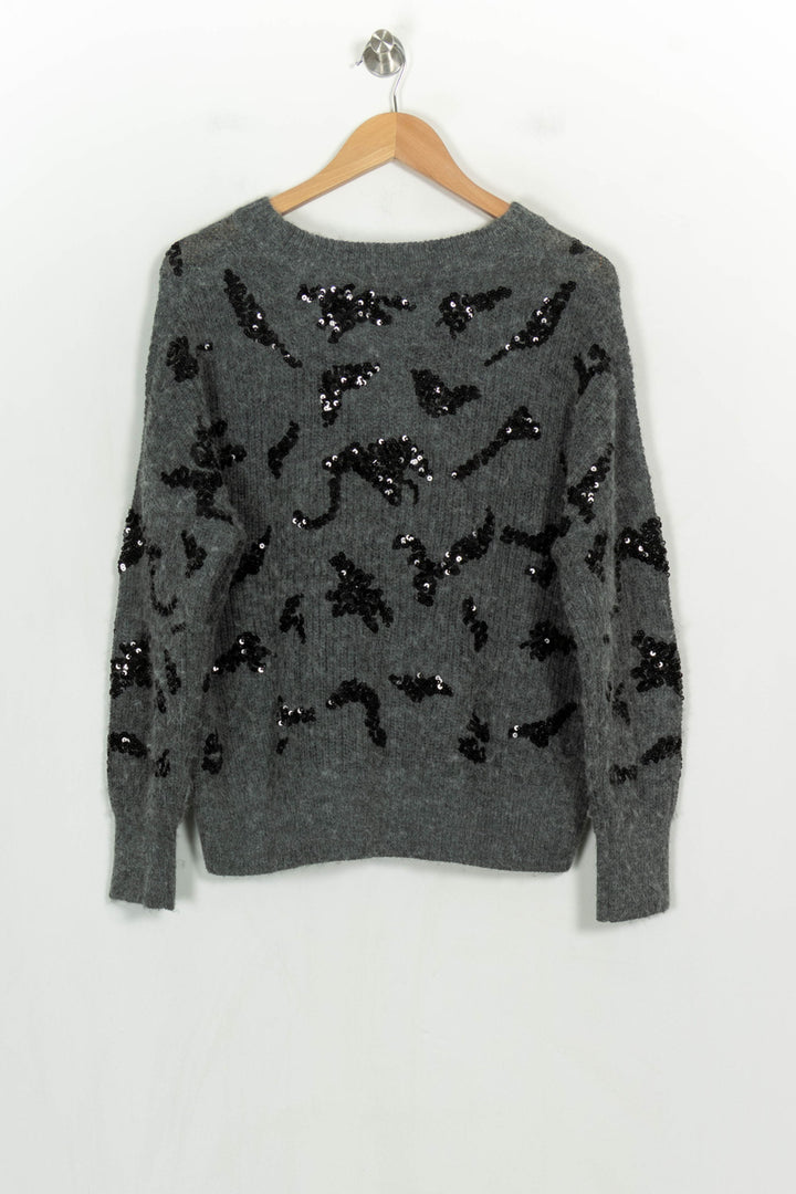 Pull Gris - Taille M/38 de la marque Bleu Blanc Rouge | PARAD122667 - Vendu par Paradigme - Image 5