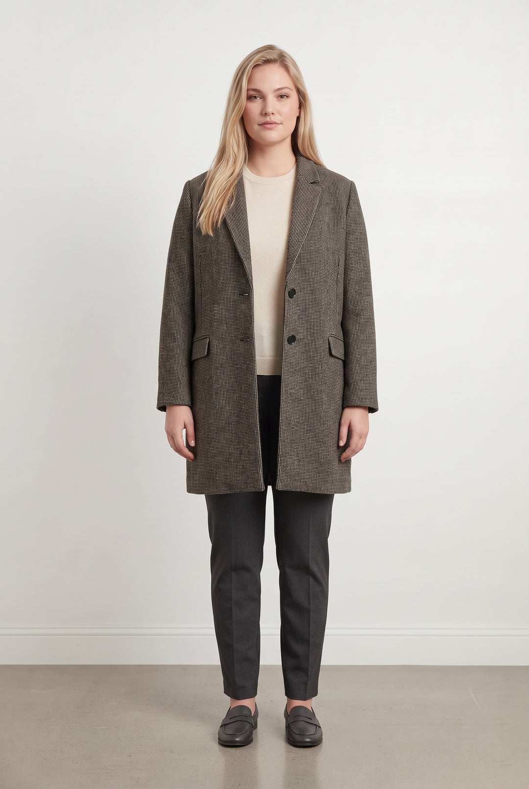 Manteau Gris - Taille XL/42 de la marque IKKS | PARAD122672 - Vendu par Paradigme - Image 1