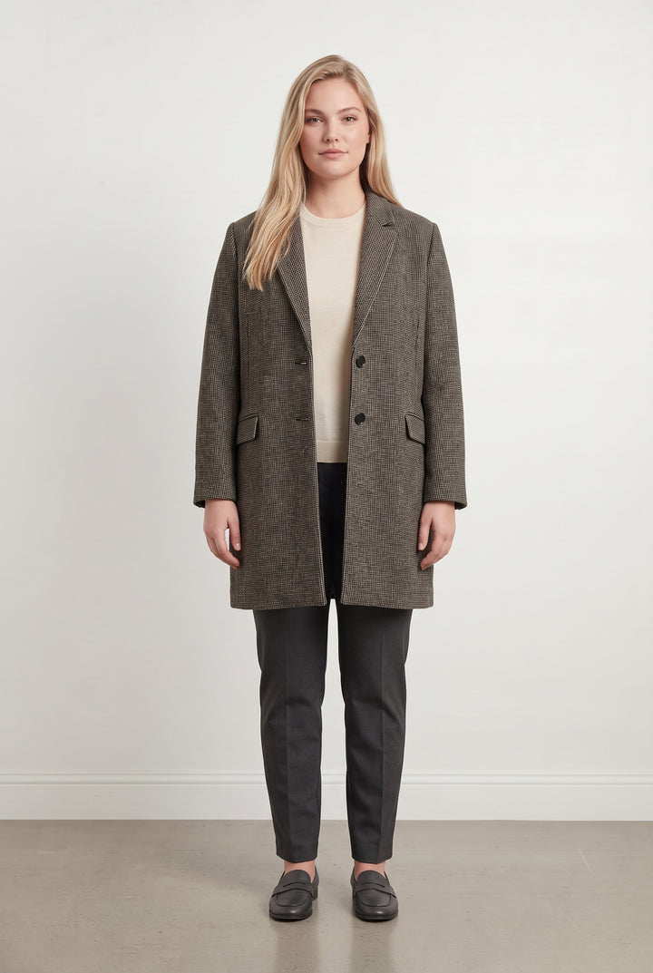 Manteau Gris - Taille XL/42 de la marque IKKS | PARAD122672 - Vendu par Paradigme - Image 1
