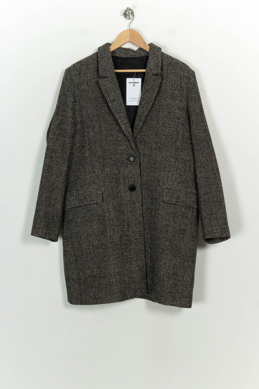 Manteau Gris - Taille XL/42 de la marque IKKS | PARAD122672 - Vendu par Paradigme - Image 2