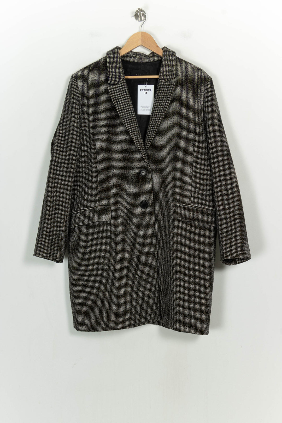 Manteau Gris - Taille XL/42 de la marque IKKS | PARAD122672 - Vendu par Paradigme - Image 2
