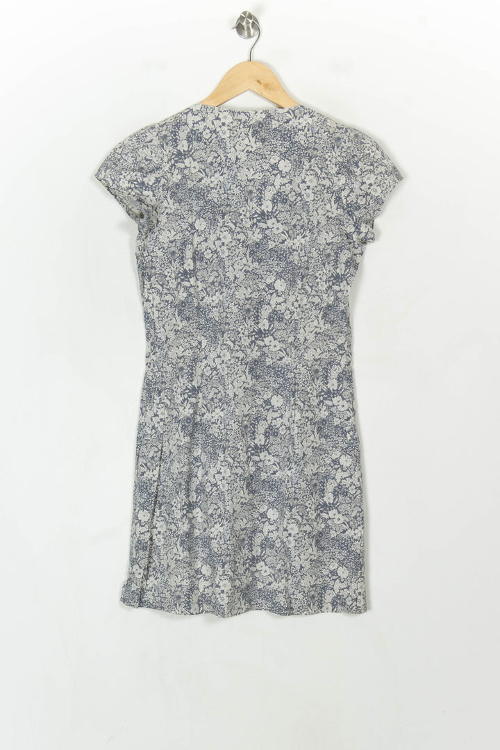 Robe Courte Bleue et Blanche - Taille M/38 de la marque Sessùn | PARAD122673 - Vendu par Paradigme - Image 5