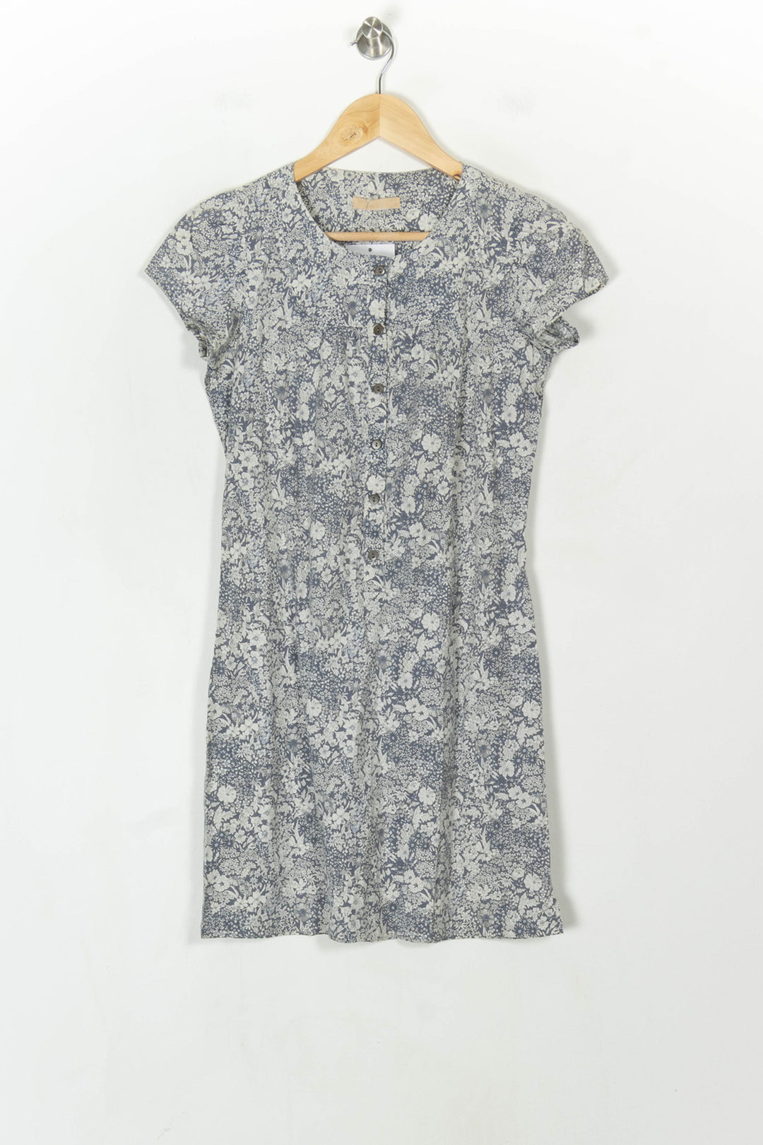 Robe Courte Bleue et Blanche - Taille M/38 de la marque Sessùn | PARAD122673 - Vendu par Paradigme - Image 2