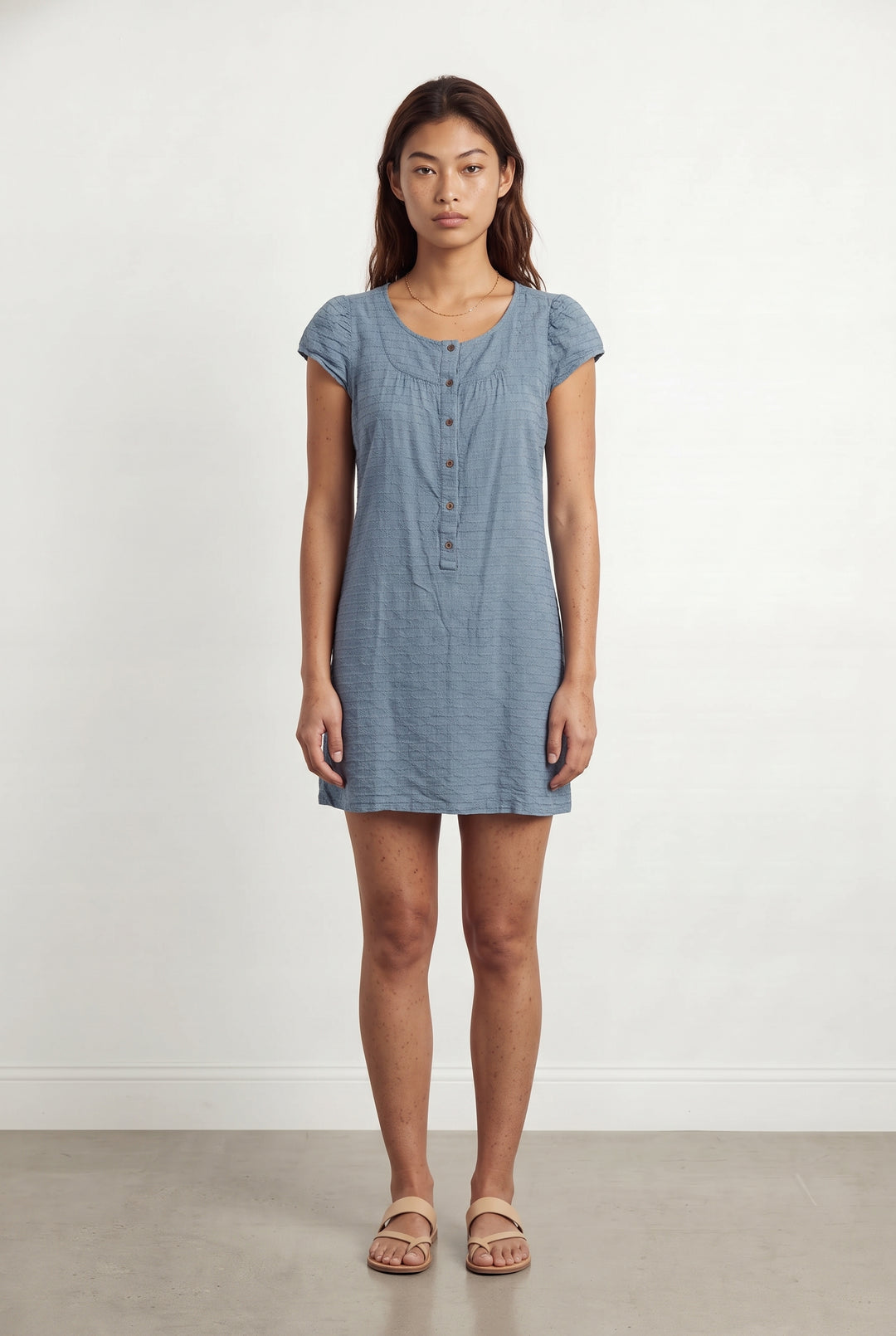 Robe Courte Bleue - Taille M/38 de la marque Sessùn | PARAD122675 - Vendu par Paradigme - Image 1