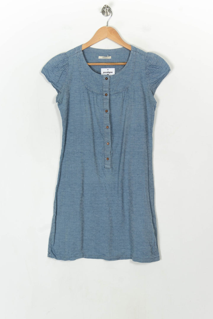 Robe Courte Bleue - Taille M/38 de la marque Sessùn | PARAD122675 - Vendu par Paradigme - Image 2