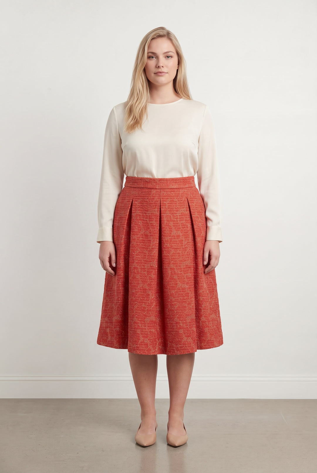 Jupe Évasée Rouge - Taille XL/42 de la marque Liu Jo | PARAD122676 - Vendu par Paradigme - Image 1