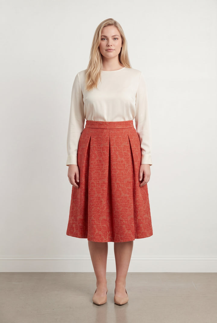 Jupe Évasée Rouge - Taille XL/42 de la marque Liu Jo | PARAD122676 - Vendu par Paradigme - Image 1