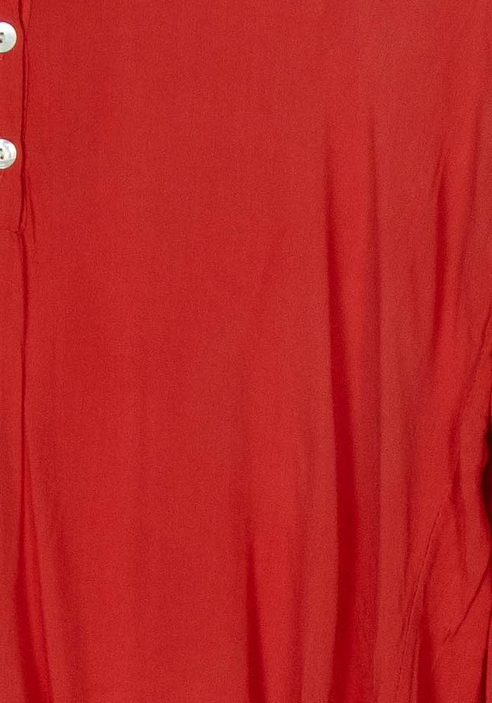 Blouse Rouge - Taille XL/42 de la marque La Fée Maraboutée | PARAD122677 - Vendu par Paradigme - Image 3