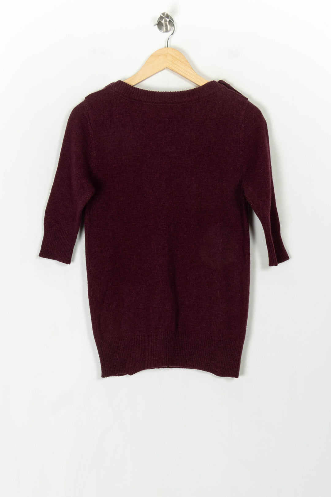 Pull Bordeaux - Taille L/40 de la marque Sessùn | PARAD122678 - Vendu par Paradigme - Image 5
